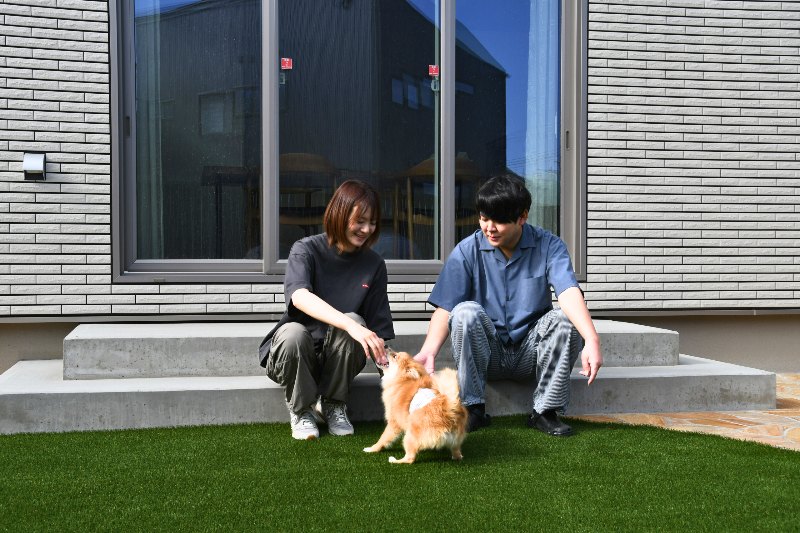 焚火や家庭菜園が楽しめる、自慢したくなるお庭が完成しました